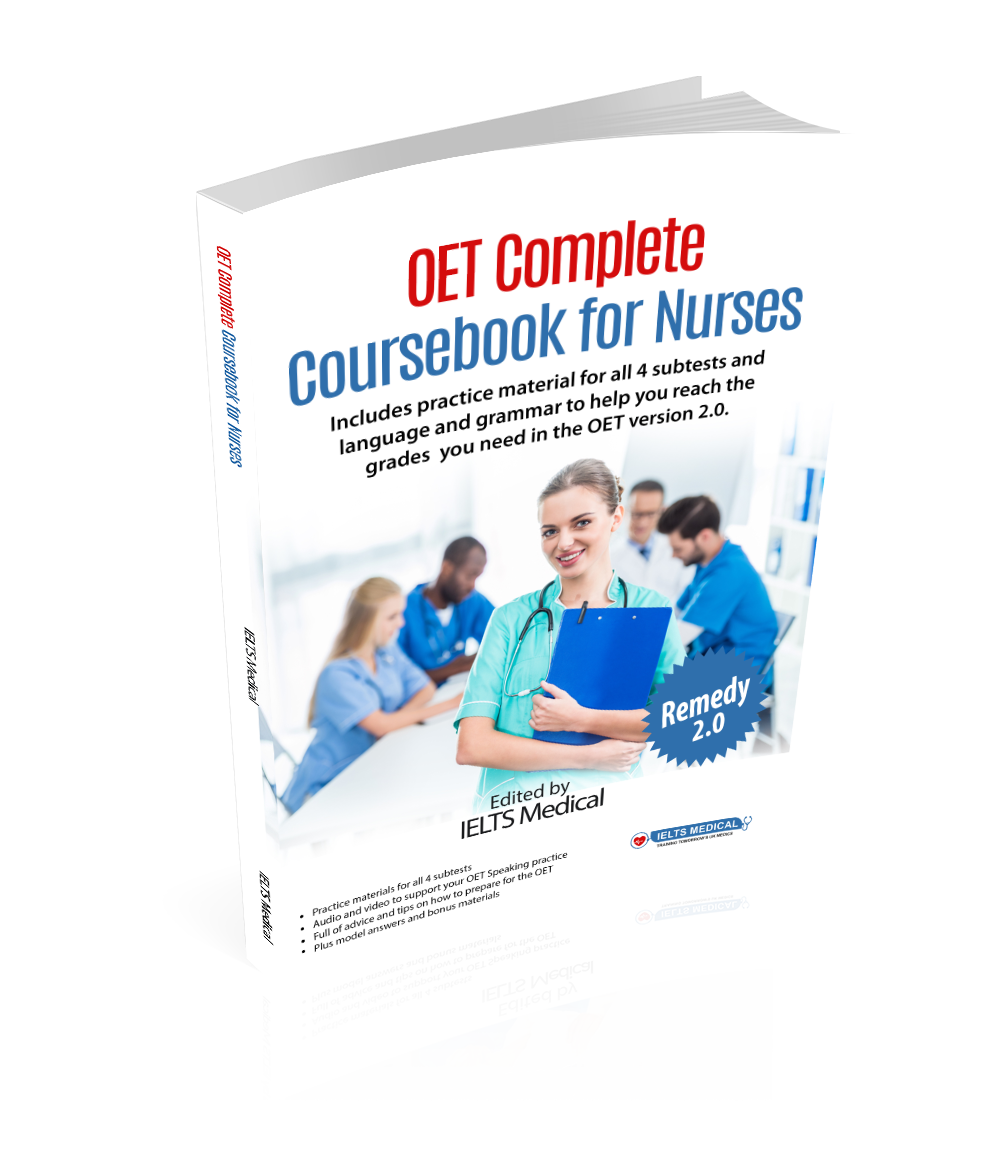 OET Coursebook for Nurses – The Occupational English Test for NMC