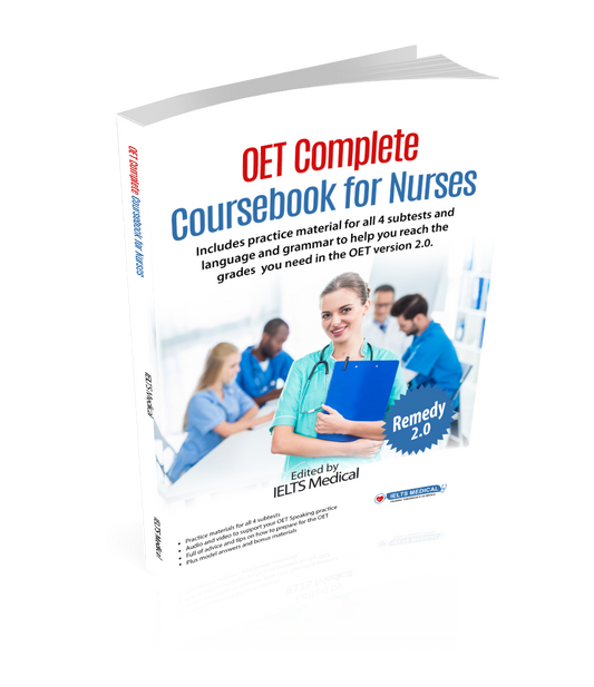 OET Coursebook for Nurses – The Occupational English Test for NMC