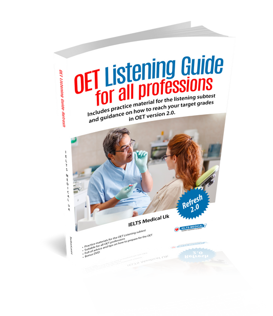 OET (All Professions) Listening Guide Remedy 1.0 Volume I – Book and Audio CD